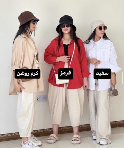Alternative view of مانتو اسپرت تك جيب پر طرفدار كد 329456