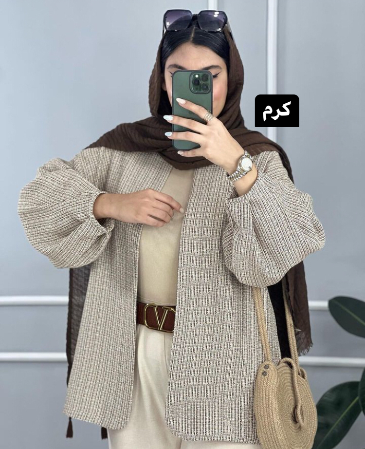 شانل آستين پفي كد 8146 - Image 8