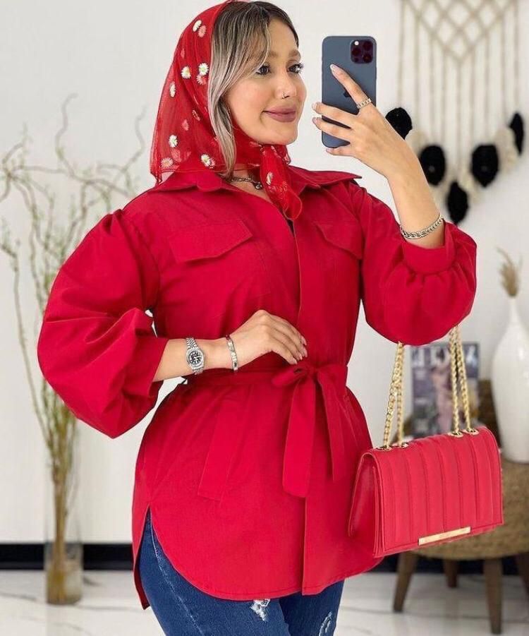 مانتو چهار جيب كد 846246 - Image 16