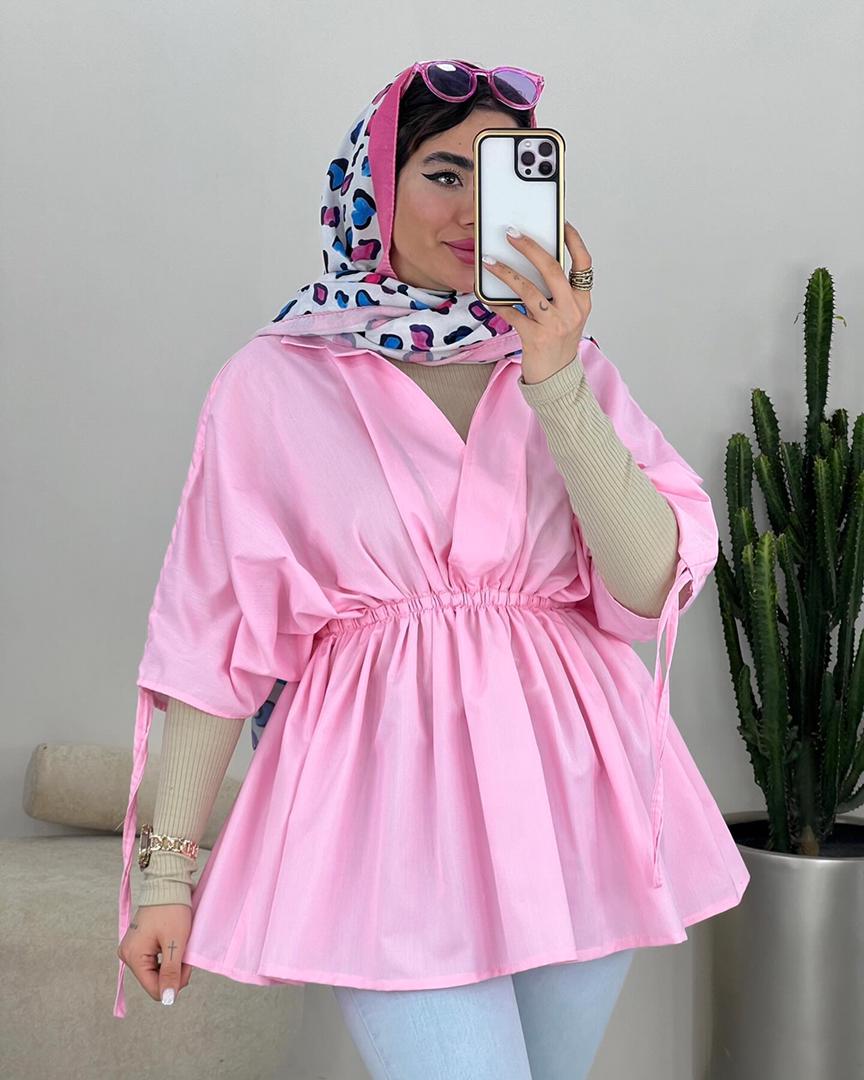 مانتو كمركش آستين گت كد 3392 - Image 6