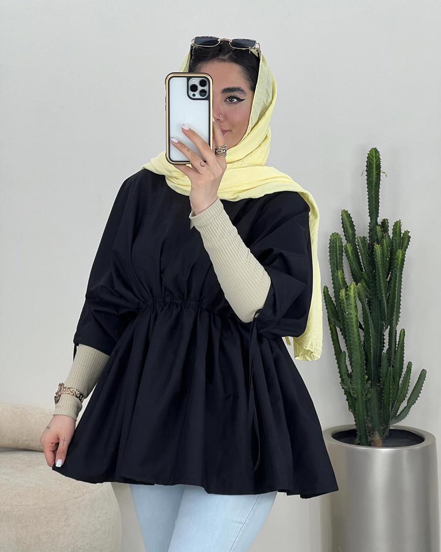مانتو كمركش آستين گت كد 3392 - Image 7