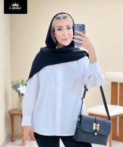 Alternative view of شومیز ترند پر طرفدار سفيد کد 17045