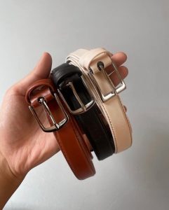 كمربند چرمی رنگي كد 614646