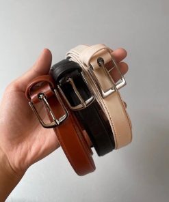 كمربند چرمی رنگي كد 614646