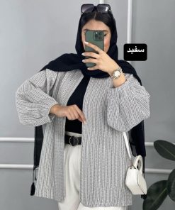 Alternative view of شانل آستين پفي بهاره كد 8146