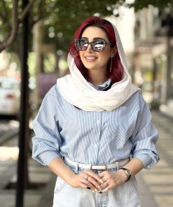 مانتو شوميزي راه راه E كد 75788