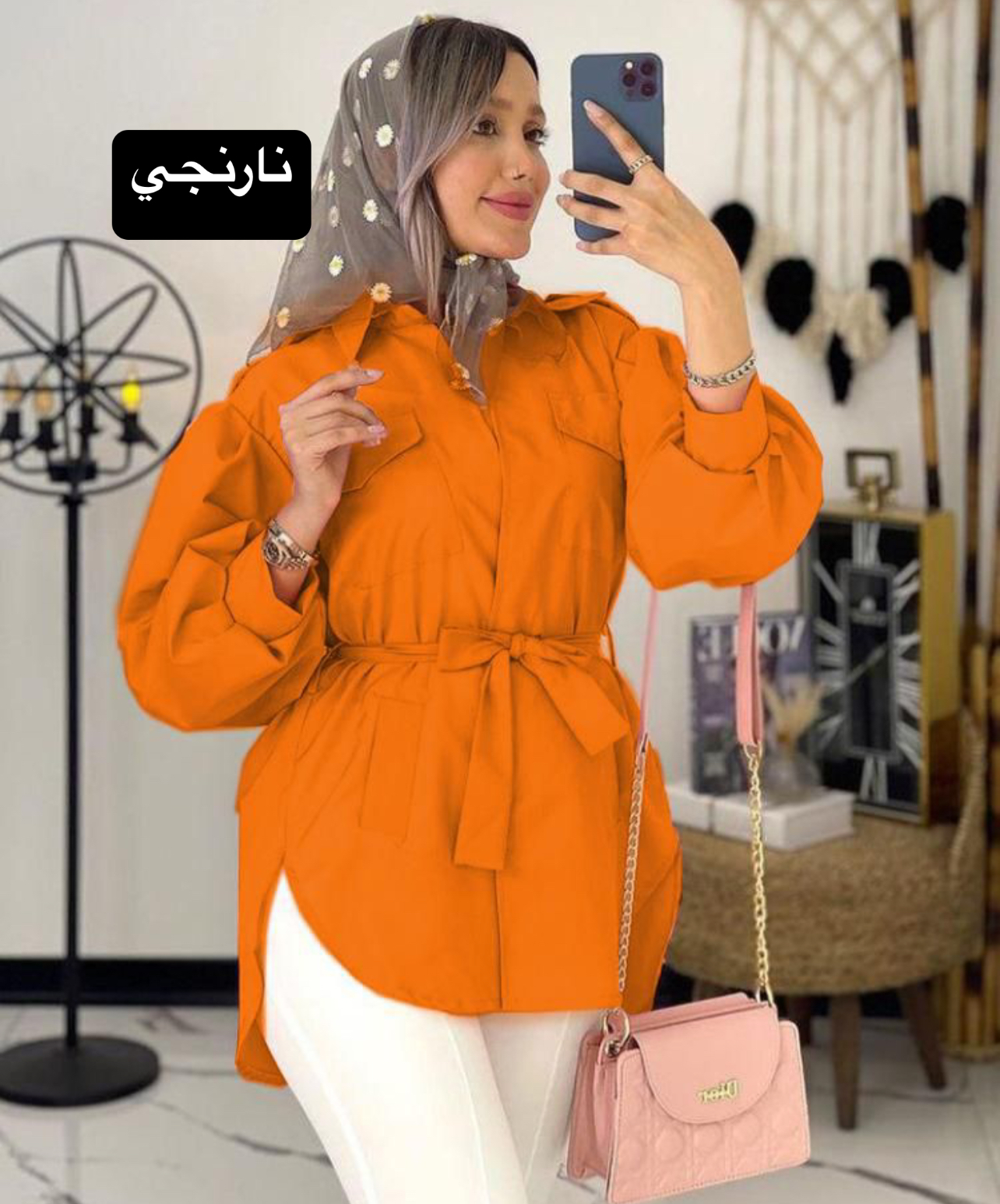 مانتو چهار جيب كد 846246 - Image 7