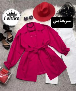 Alternative view of مانتو چهار دكمه آستين گره كد 571857