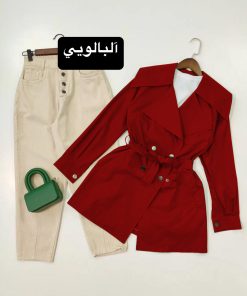 Alternative view of مانتو چهار دكمه فلزي كد 52846