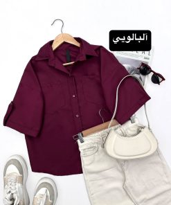Alternative view of مانتو شوميزي نيلي T كد 833614