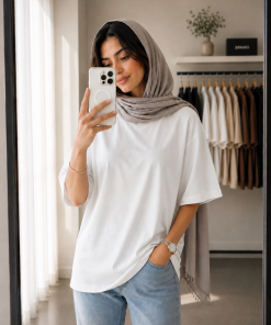 تيشرت بيسيك پرطرفدار نورا كد 4163