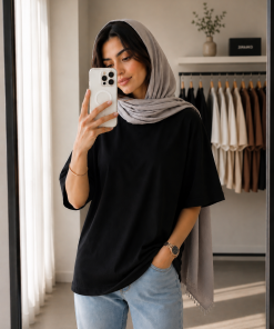 Alternative view of تيشرت بيسيك پرطرفدار نورا كد 4163