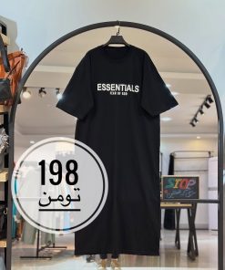 پیراهن تیشرتی نخ پنبه كد 481479
