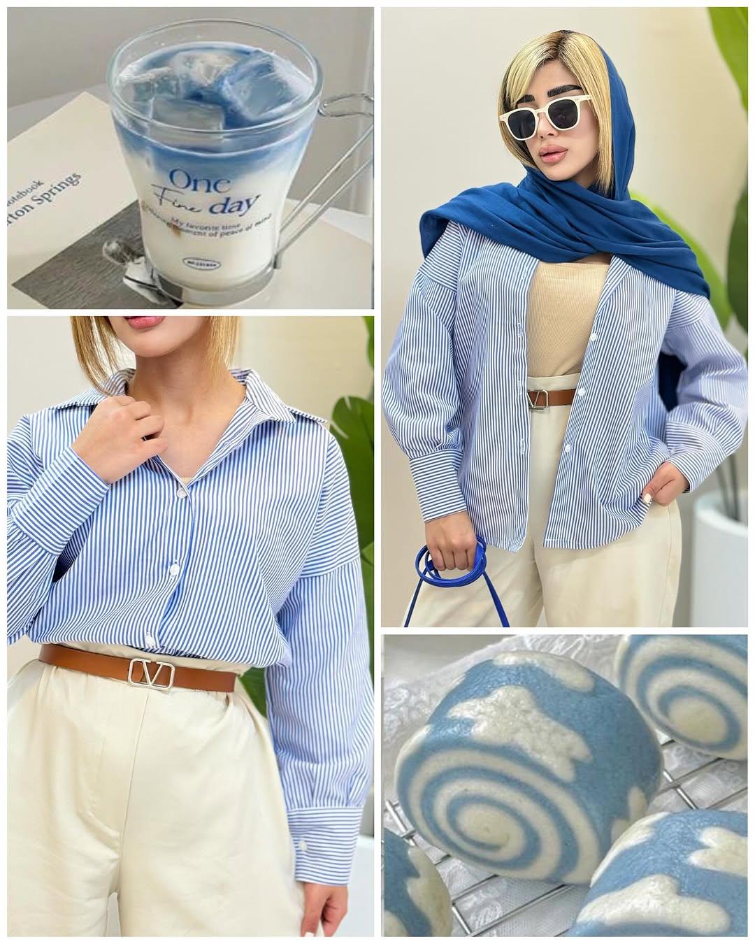 شومیز راه راه جشنواره كد 81468