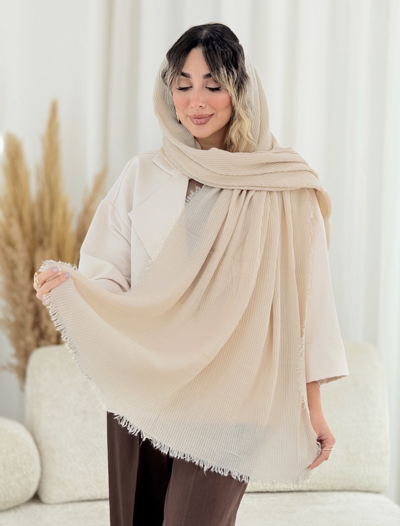 شال نخي لمه دنيا كد 61686 - Image 8