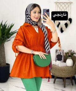 Alternative view of مانتو كمركش آستين گت كد 715779